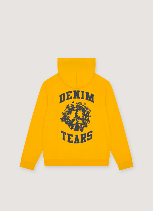 Denim Tears Denim University Zip Hoodie Yellow