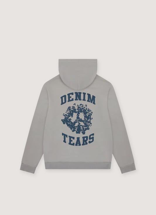 Denim Tears Denim University Zip Hoodie Grey
