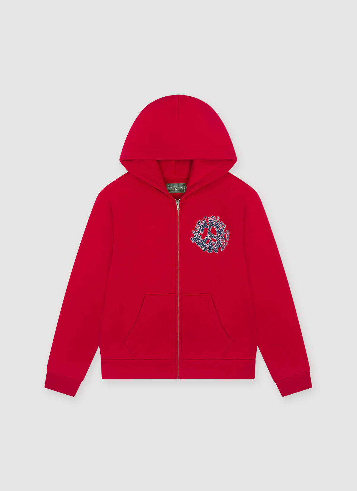 Denim Tears Denim University Zip Hoodie Red