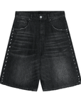 Vague Studios '85 Studded Jorts Black