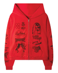 Vague Studios Skin Deep Zip Up Sweatshirt