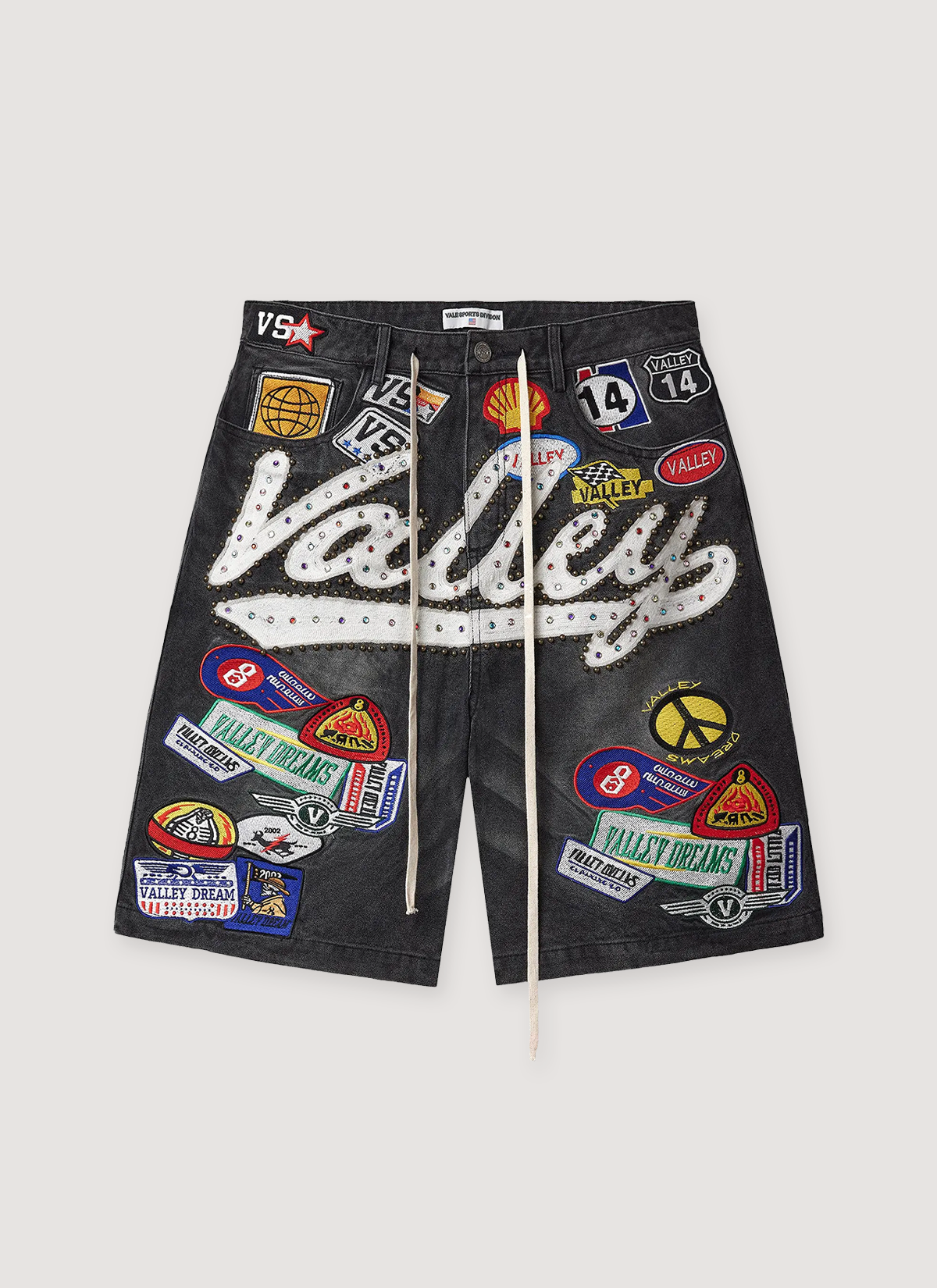 Vale Forever 1980s Jorts Black