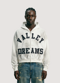 Vale Forever Classico Zip Up Sweatshirt White Vale Forever Classico Zip Up Sweatshirt White - Image 1 | Authenticated at Pieces Los Angeles