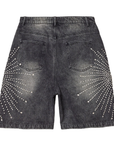 Vale Forever Cluster Denim Shorts Black