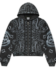 Vale Forever Flag Zip Up Sweatshirt Black