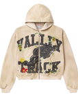 Vale Forever Garden Zip Up Sweatshirt Bone