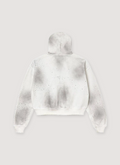 Vale Forever Classico Zip Up Sweatshirt White Vale Forever Classico Zip Up Sweatshirt White - Image 3 | Authenticated at Pieces Los Angeles