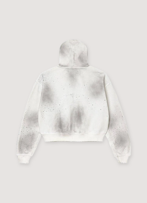 Vale Forever Classico Zip Up Sweatshirt White alternate view - Shop at Pieces Los Angeles
