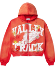 Vale Forever Garden Zip Up Sweatshirt Red