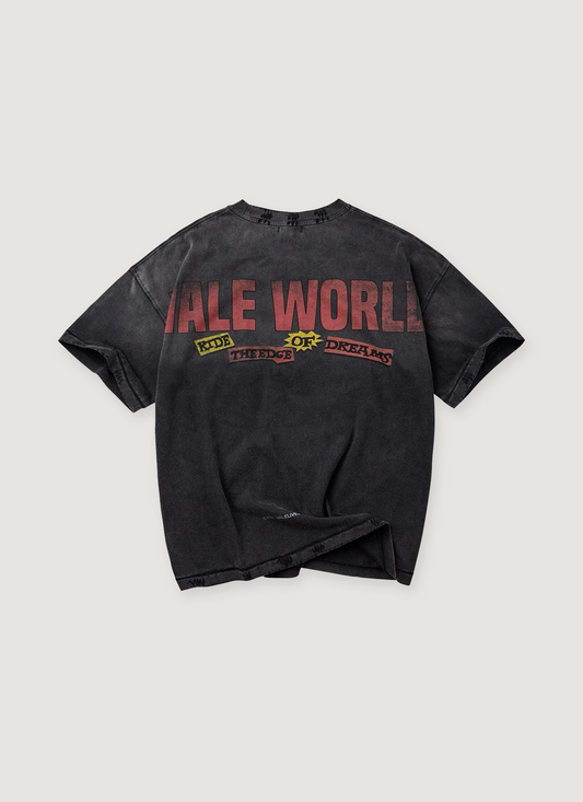 Vale Happy Tee Vintage Black