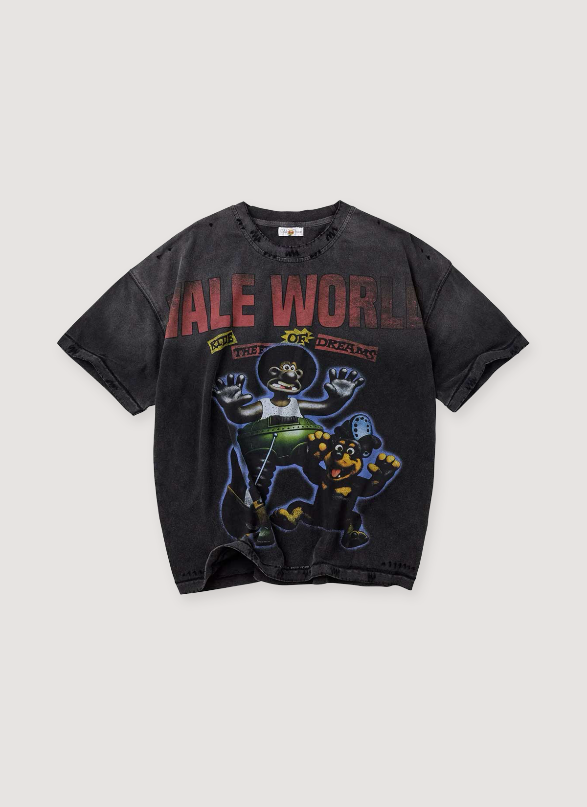 Vale Happy Tee Vintage Black