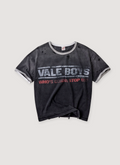 Vale Forever Oreo Ringer Faded Black Vale Forever Oreo Ringer Faded Black - Image 1 | Authenticated at Pieces Los Angeles