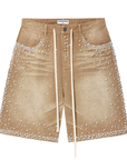 Vale Forever Sand Storm Jorts Tan