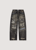 Vale Forever Thrashed Denim Jeans Black Vale Forever Thrashed Denim Jeans Black - Image 1 | Authenticated at Pieces Los Angeles