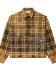 Vale Forever Chocolate Flannel Yellow Black