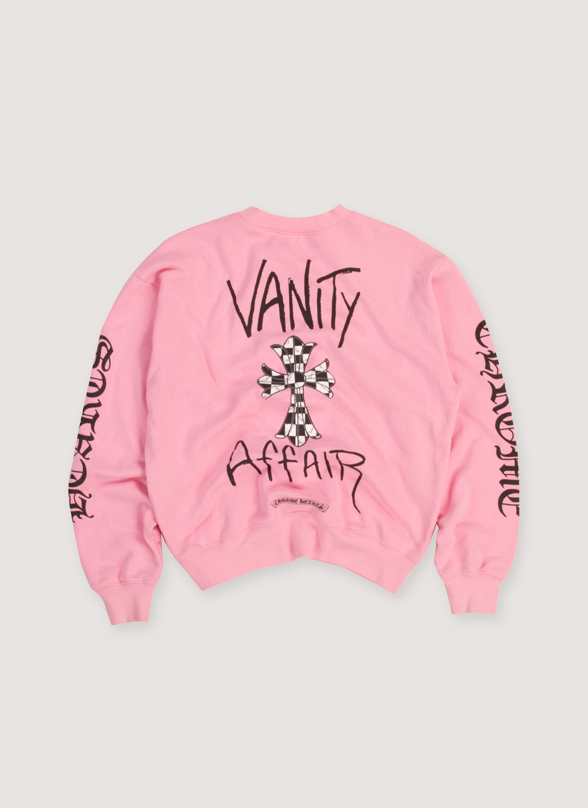 Matty Boy Chrome Hearts Vanity Affair Crewneck Sweater Pink (Pre-Owned) Matty Boy Chrome Hearts Vanity Affair Crewneck Sweater Pink (Pre-Owned) - Image 2 | Authenticated at Pieces Los Angeles
