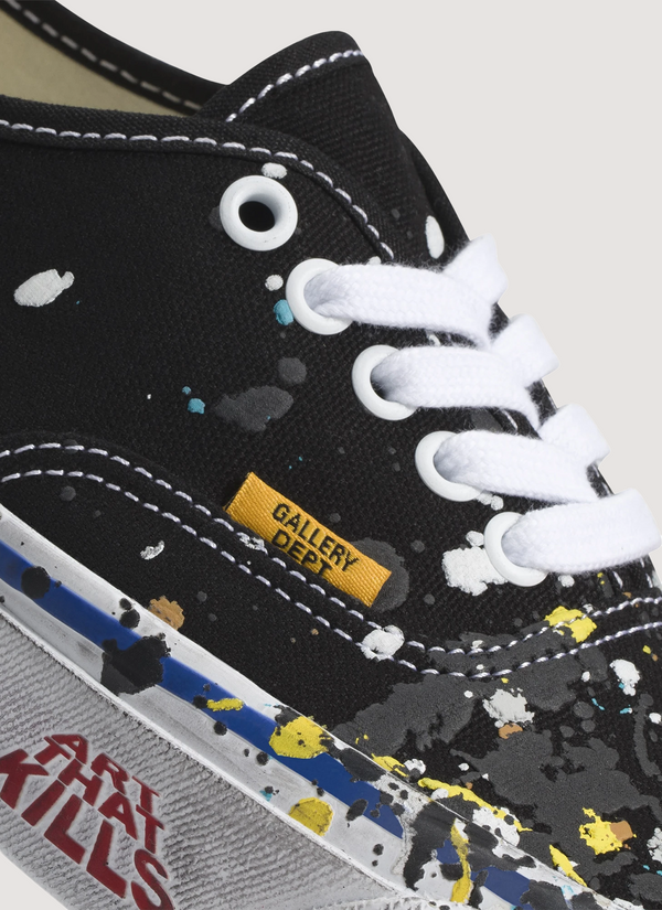 Gallery Dept. Vans OTW Authentic Reissue 44 Black Paint Splatter alternate view - Shop at Pieces Los Angeles