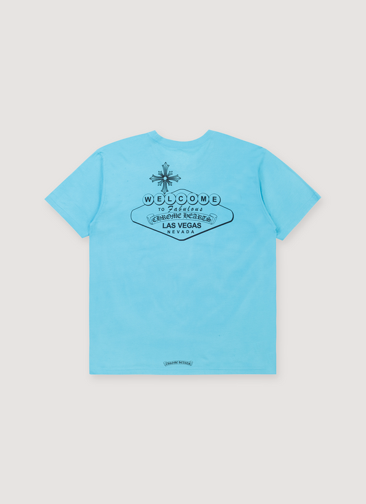 Chrome Hearts Welcome to Vegas Tee Blue