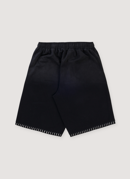 Boredom Kills BK Villa Shorts Black