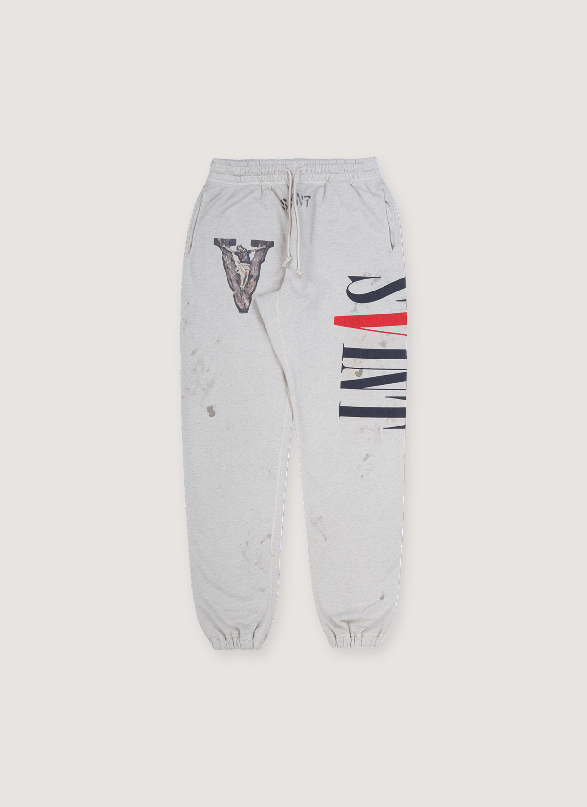 パンツ Vlone x Saint Michael Saint Michael x Vlone Logo Sweatpants Grey – PIECES