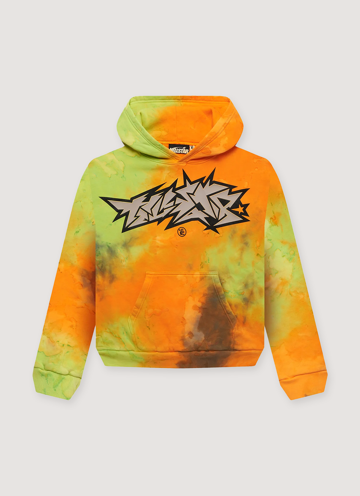 Hellstar Halloween Vomit Sweatshirt Orange Green