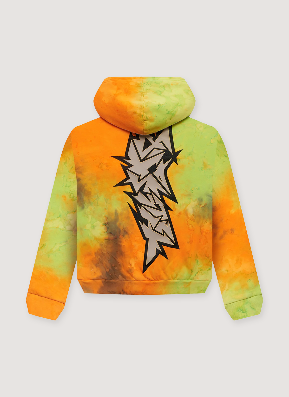 Hellstar Halloween Vomit Sweatshirt Orange Green Hellstar Halloween Vomit Sweatshirt Orange Green - Image 2 | Authenticated at Pieces Los Angeles