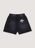 Vertabrae Vonster Cross Sweatshorts Black Vertabrae Vonster Cross Sweatshorts Black - Image 2 | Authenticated at Pieces Los Angeles