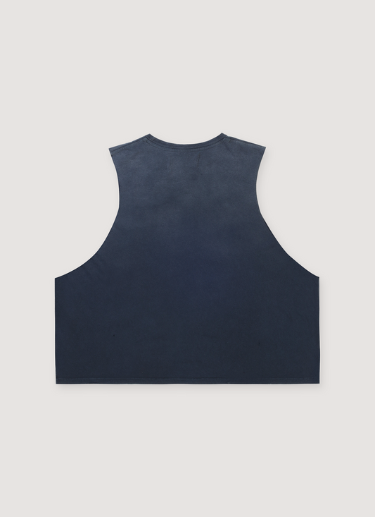 Paly Hollywood Voter Cut Off Vintage Navy