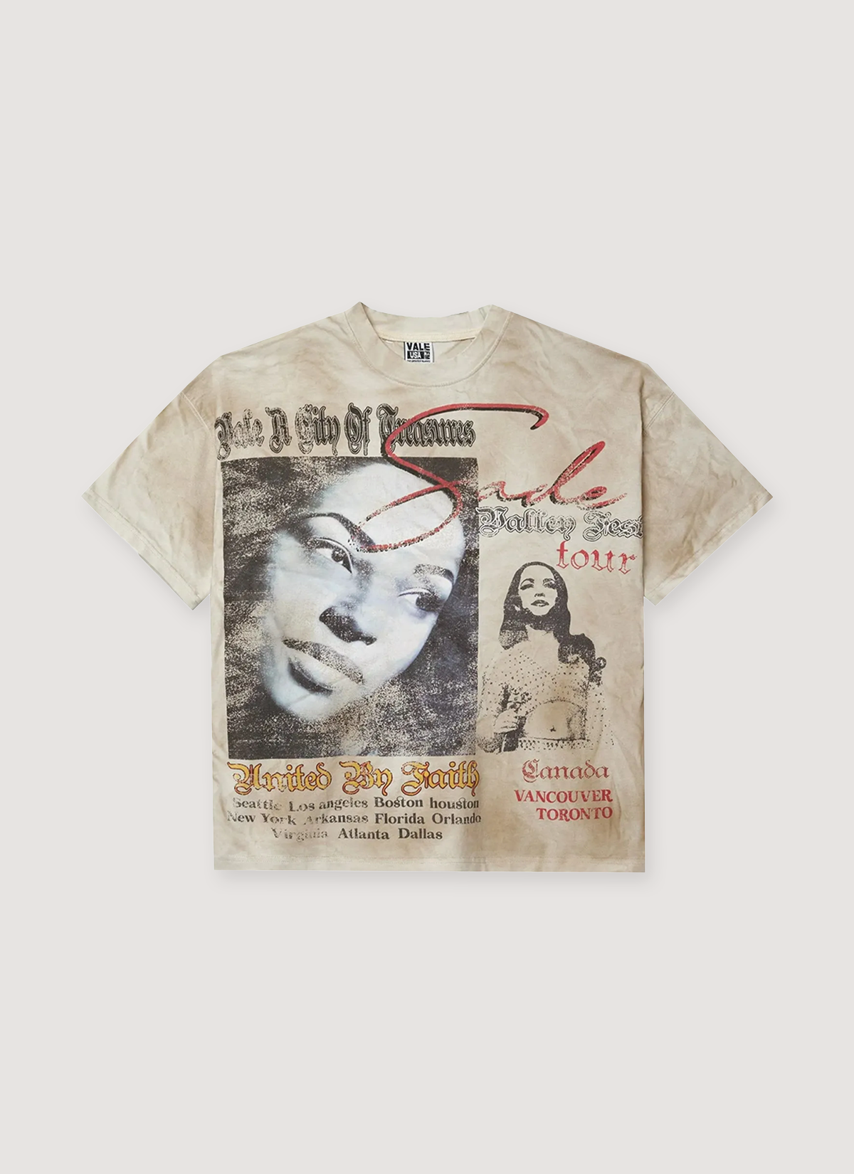 Vale Forever Valley Tour Tee Tan