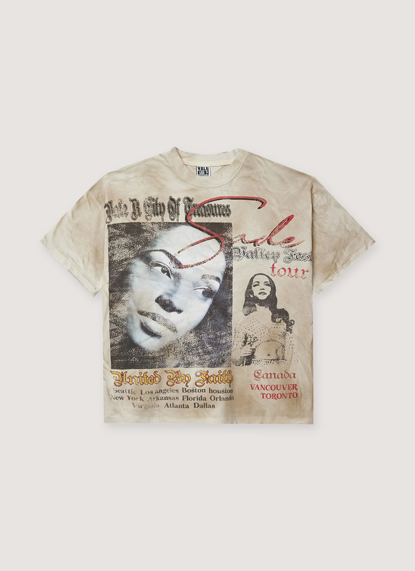 Vale Forever Valley Tour Tee Tan Valley Tour Tee Tan - Authenticated T-shirts | Pieces Los Angeles