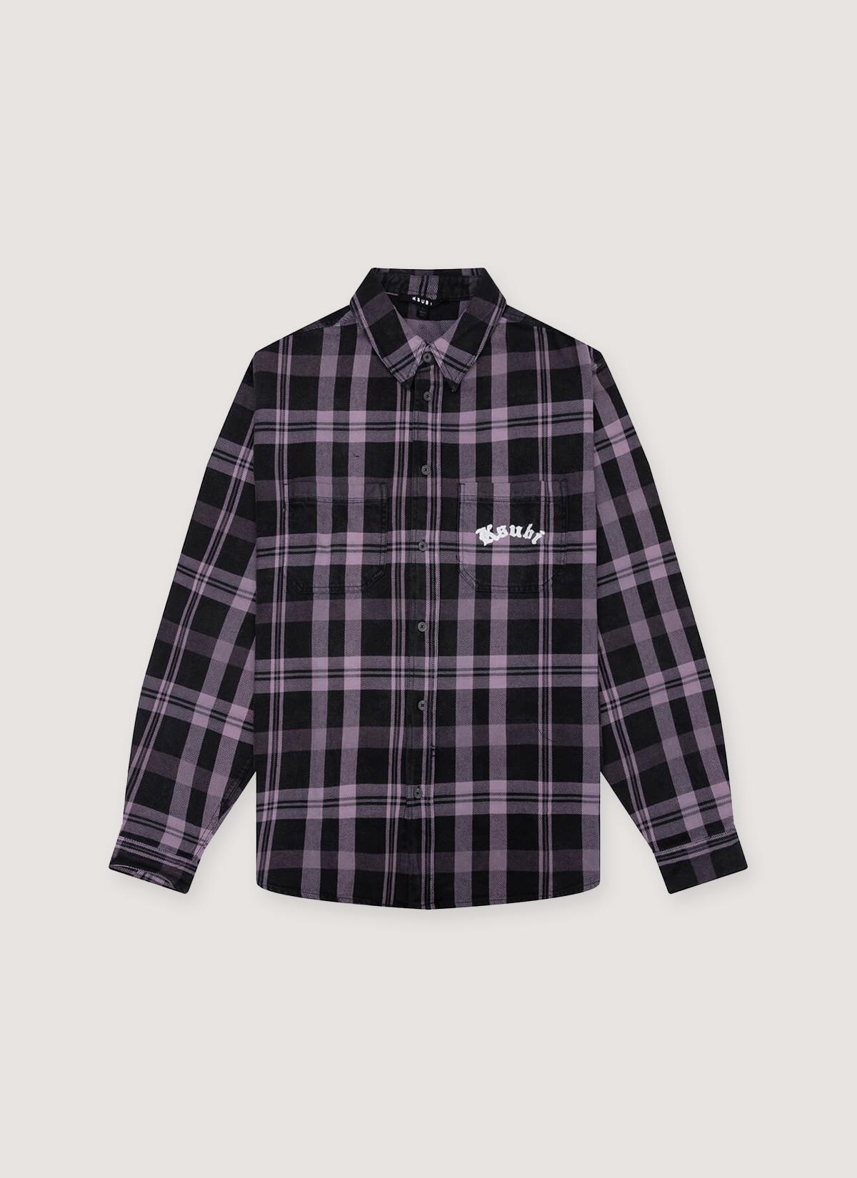 Ksubi Vulture Flannel Shirt Plum