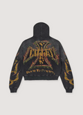 Vale Forever Reborn Waffle Zip Up Sweatshirt Black Vale Forever Reborn Waffle Zip Up Sweatshirt Black - Image 2 | Authenticated at Pieces Los Angeles