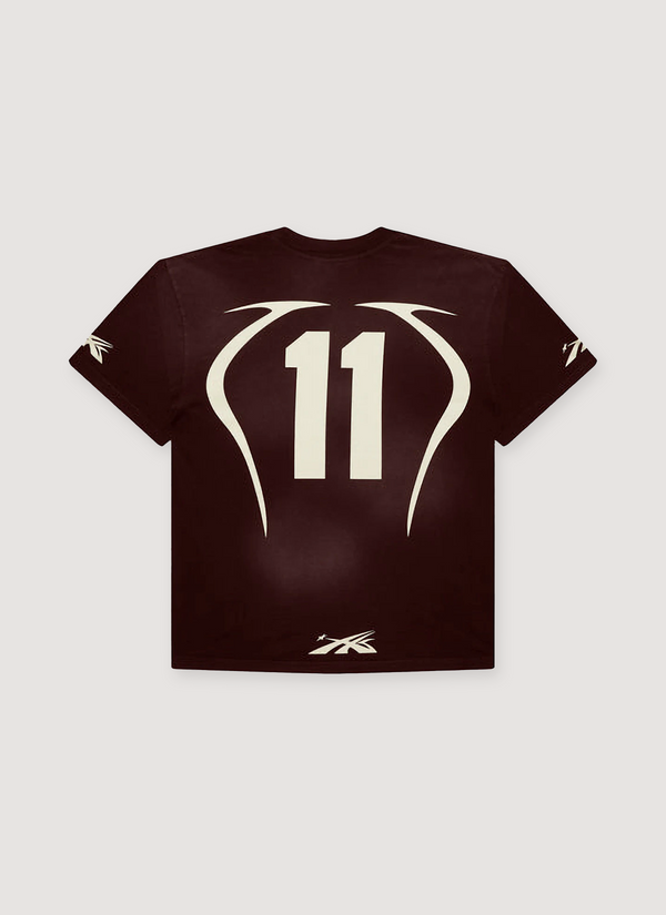 Hellstar Warm Up Tee Brown alternate view - Shop at Pieces Los Angeles