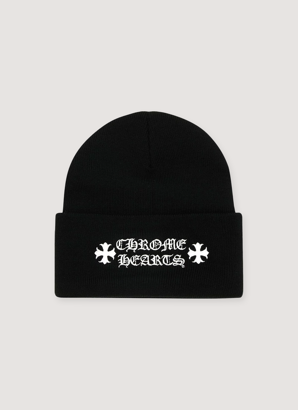 Chrome Hearts Watch Cap Beanie Black Chrome Hearts Watch Cap Beanie Black - Image 1 | Authenticated at Pieces Los Angeles
