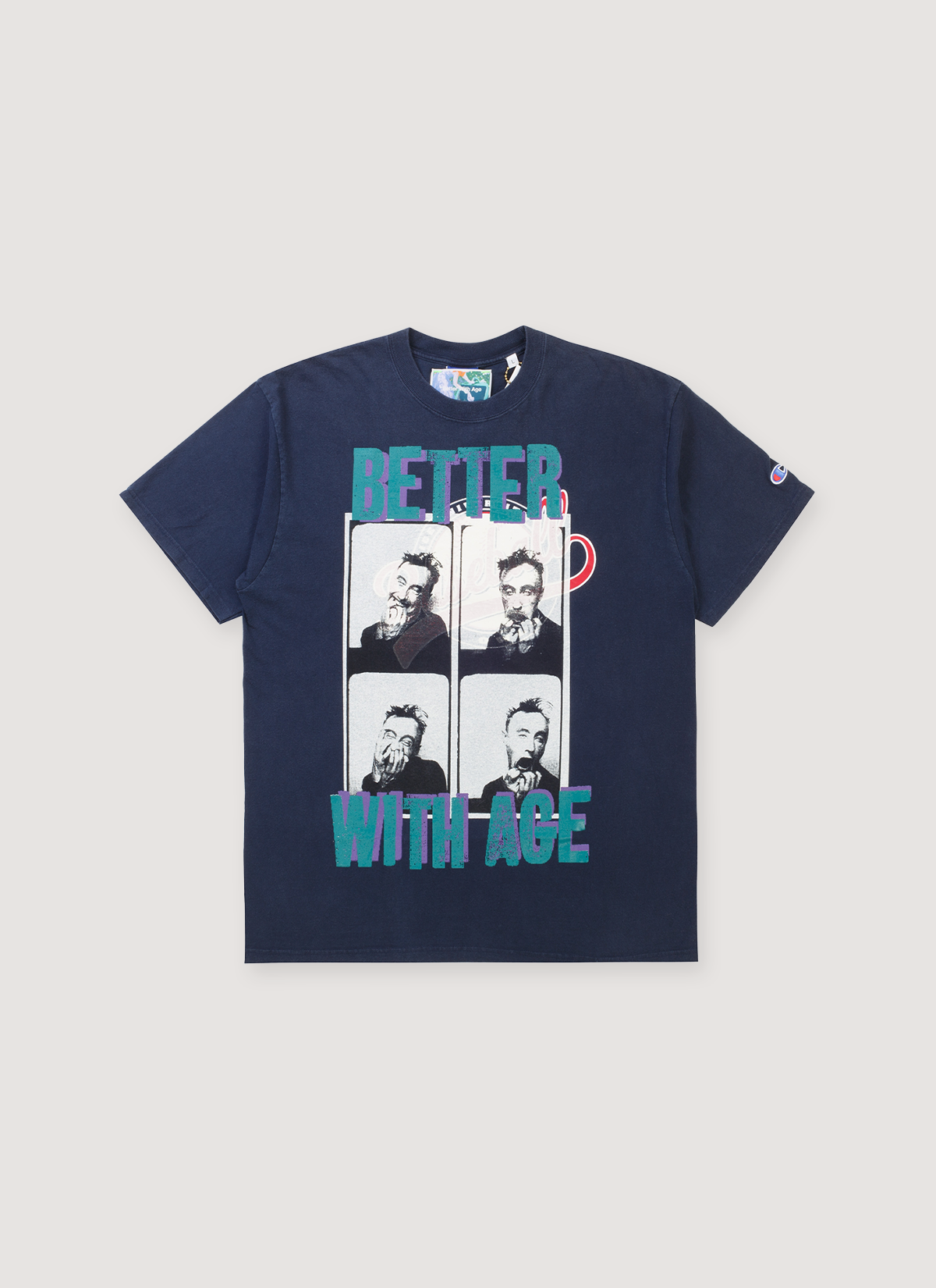 Better With Age Weirdo Tee Navy (Baseball)