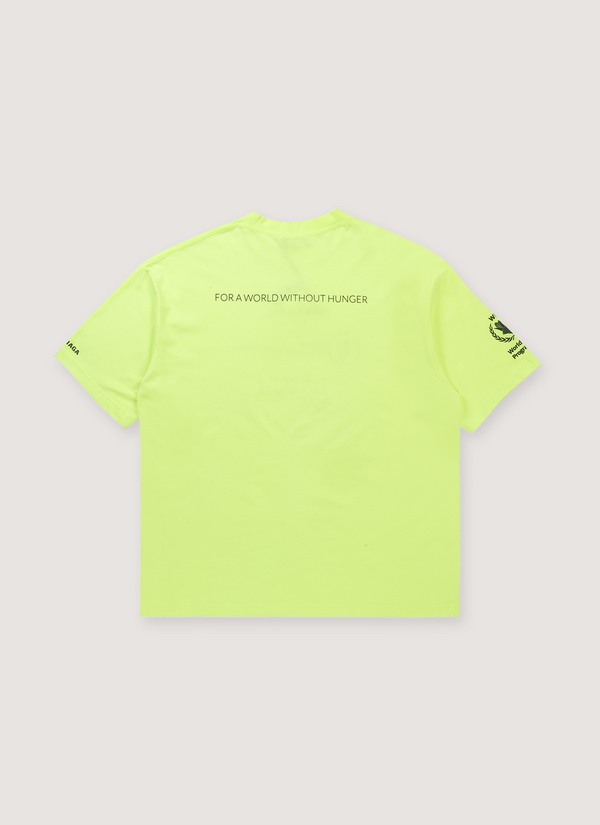 Balenciaga World Food Programme Tee Fluorescent Yellow alternate view - Shop at Pieces Los Angeles