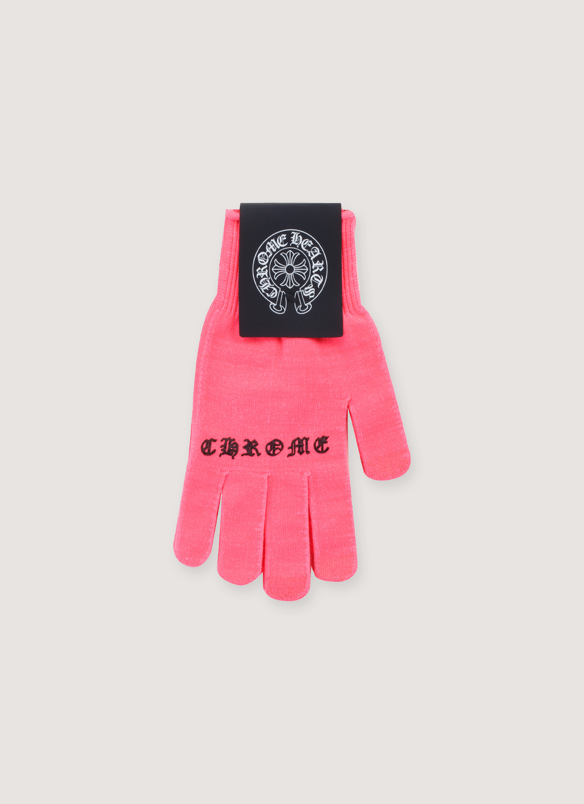Chrome Hearts Work Gloves Neon Pink