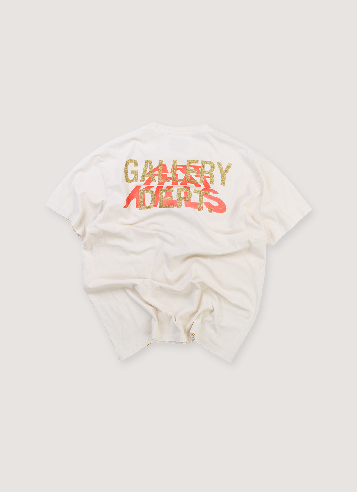 Gallery Dept. WIP Fuck Your Reality Tee Archival White (Pre-Owned) Gallery Dept. WIP Fuck Your Reality Tee Archival White (Pre-Owned) - Image 2 | Authenticated at Pieces Los Angeles