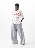 Pieces Wired Pleated Sweatpants Heather Grey Pieces Wired Pleated Sweatpants Heather Grey - Image 4 | Authenticated at Pieces Los Angeles