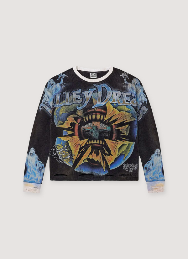 Vale Forever World Eater Thermal Vintage Black World Eater Thermal Vintage Black - Authenticated Longsleeves | Pieces Los Angeles