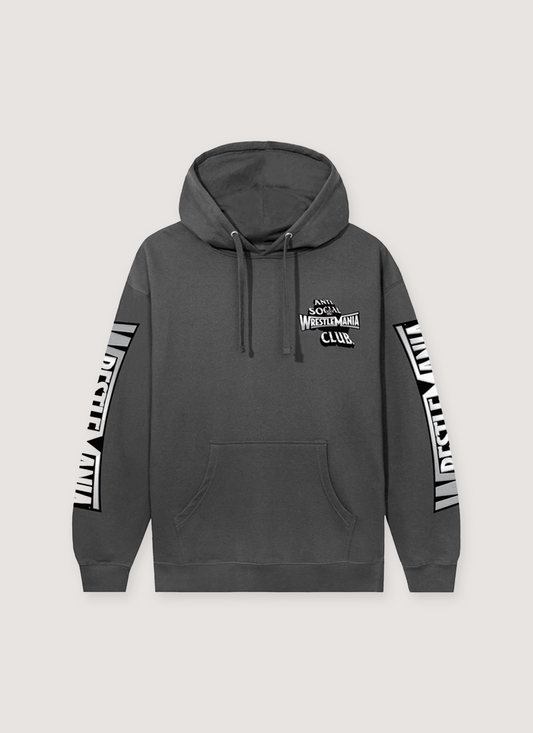 Anti Social Social Club x WWE Wrestlemania Sweatshirt Charcoal