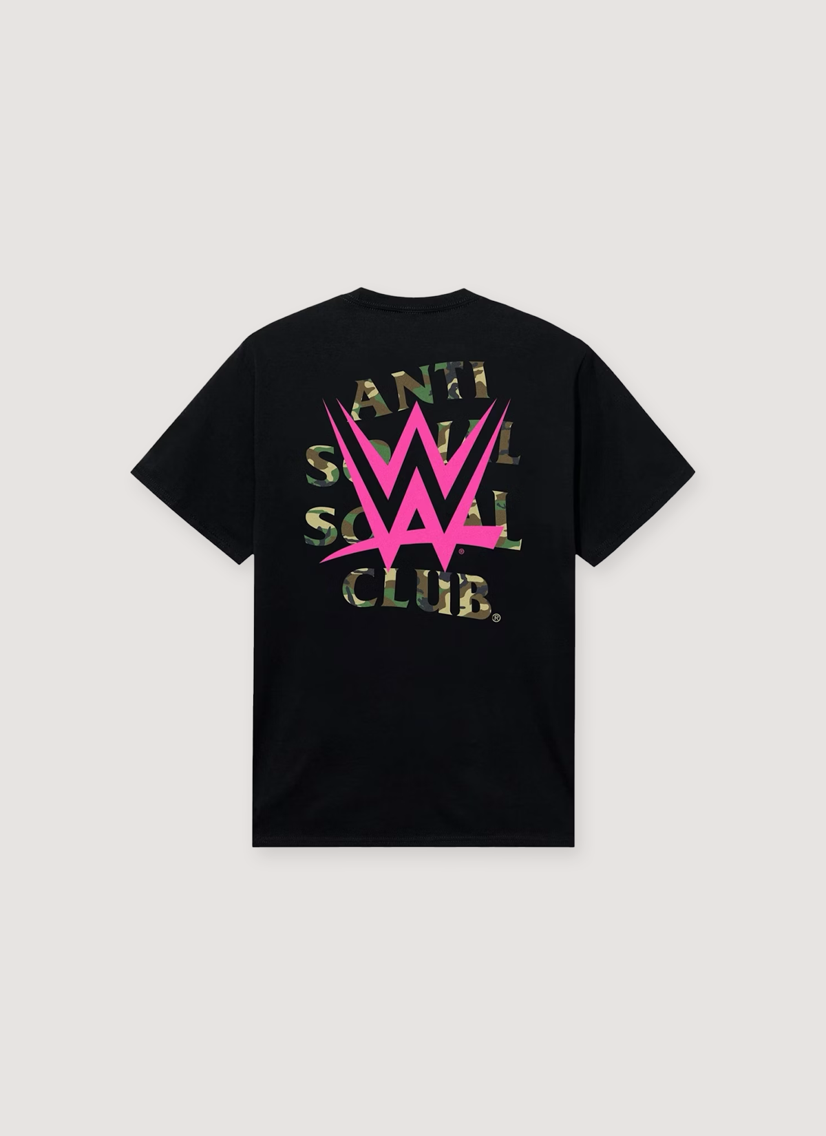 Anti Social Social Club x WWE Lock Out Tee Black