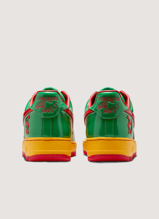 Nike x Lil Yachty Concrete Boys Air Force 1 SP Lucky Green