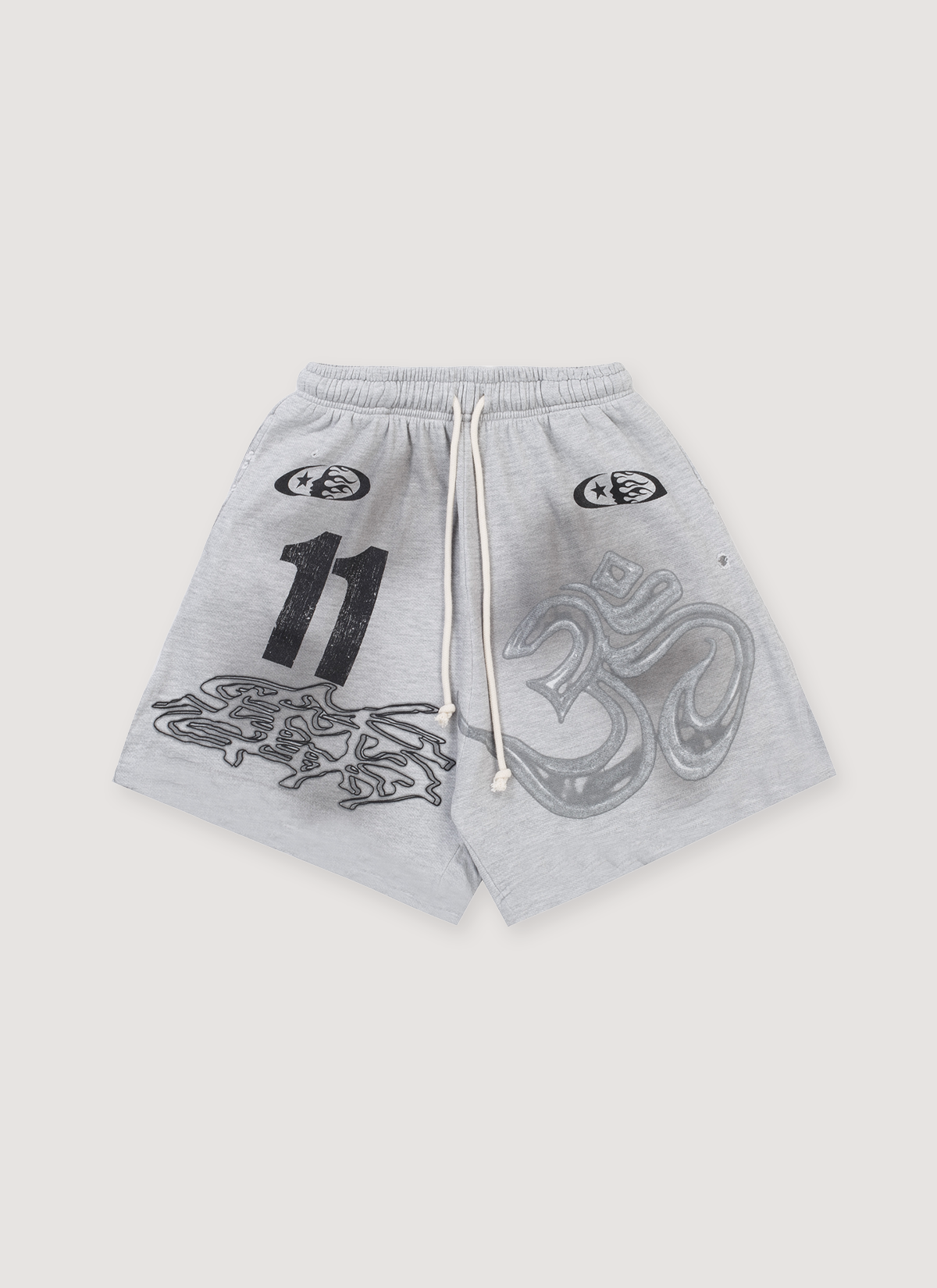 Hellstar Yoga Shorts Grey