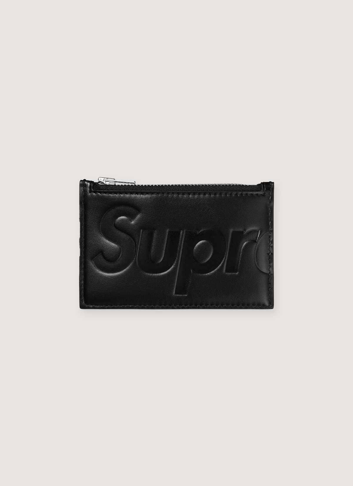 Supreme Leather Zip Card Holder – PIECES Supreme Leather Zip Card Holder – PIECES