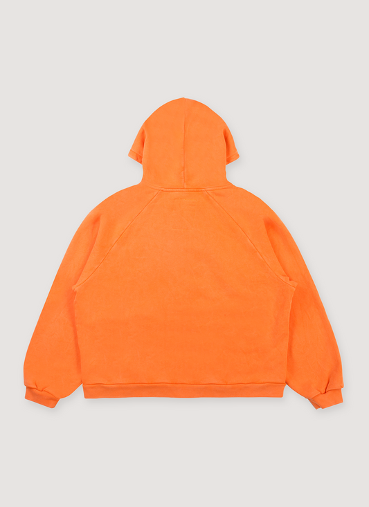 Basketcase Gallery Dweller Zip Up Sweatshirt Orange
