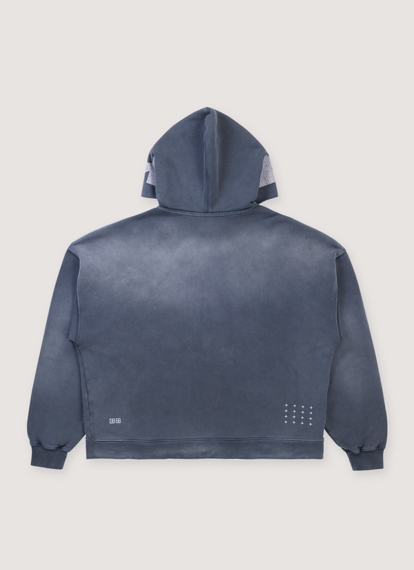 Ksubi Ace Ekcess Zip Thru Sweatshirt Black Fade alternate view - Shop at Pieces Los Angeles