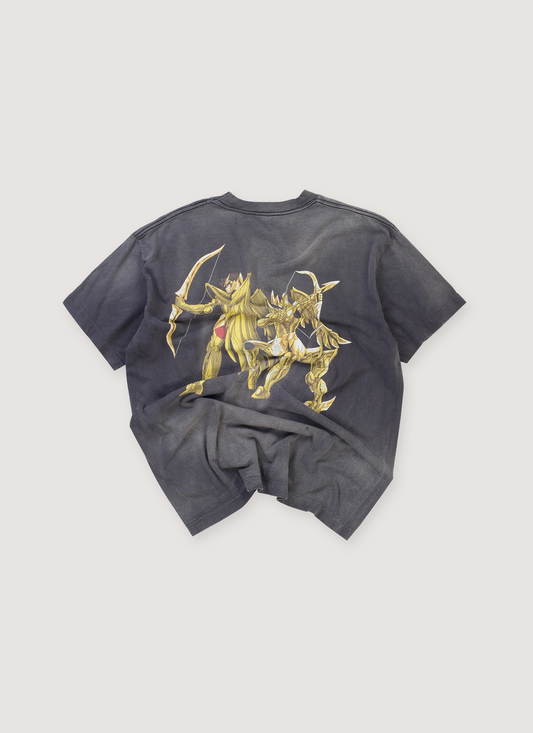 Saint Michael x Saint Seiya Knights of Zodiac Tee Vintage Black (Pre-Owned)
