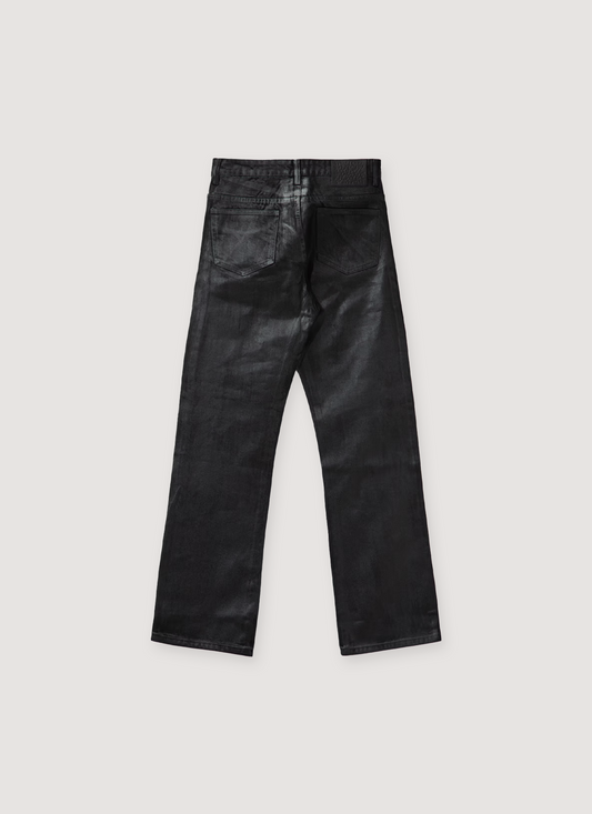 Basketcase Gallery Zombie Waxed Denim Black