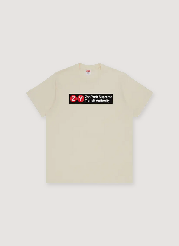 Supreme Zoo York Transit Tee Natural Zoo York Transit Tee Natural - Authenticated T-shirts | Pieces Los Angeles